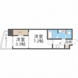 セレニテ堺筋本町プリエの物件間取画像